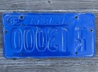 1958 1959 Alaska Truck License Plate - Cool Number 13000 — photo 2