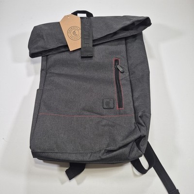 Chipotle Backpack BlackRoll/Fold Top Laptop Sleeve Zipper New With Tags