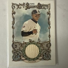 2025 Topps Allen Ginter FRANK THOMAS #AGR-FT Game Used Relic Full-Size HoF 