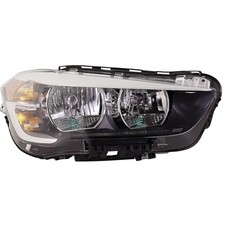 Passenger Side Headlight For BMW X1 2016-2022 Halogen with Bulb(s)