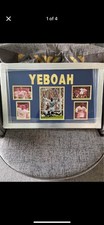 Leeds United Memorabilia Tony Yeboah Signed Frame Collectible