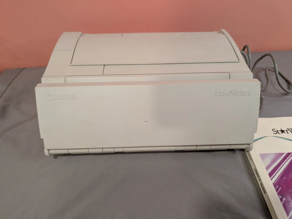 Procesador de textos Canon Starwriter 60 vintage modelo VS160 portátil Foto 3 de 4