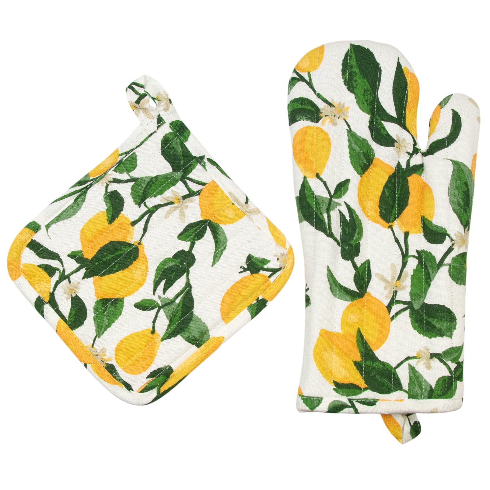 Прихватка с лимонным принтом Threshold и прихватка для духовки в комплекте из 2 предметов 3790₽