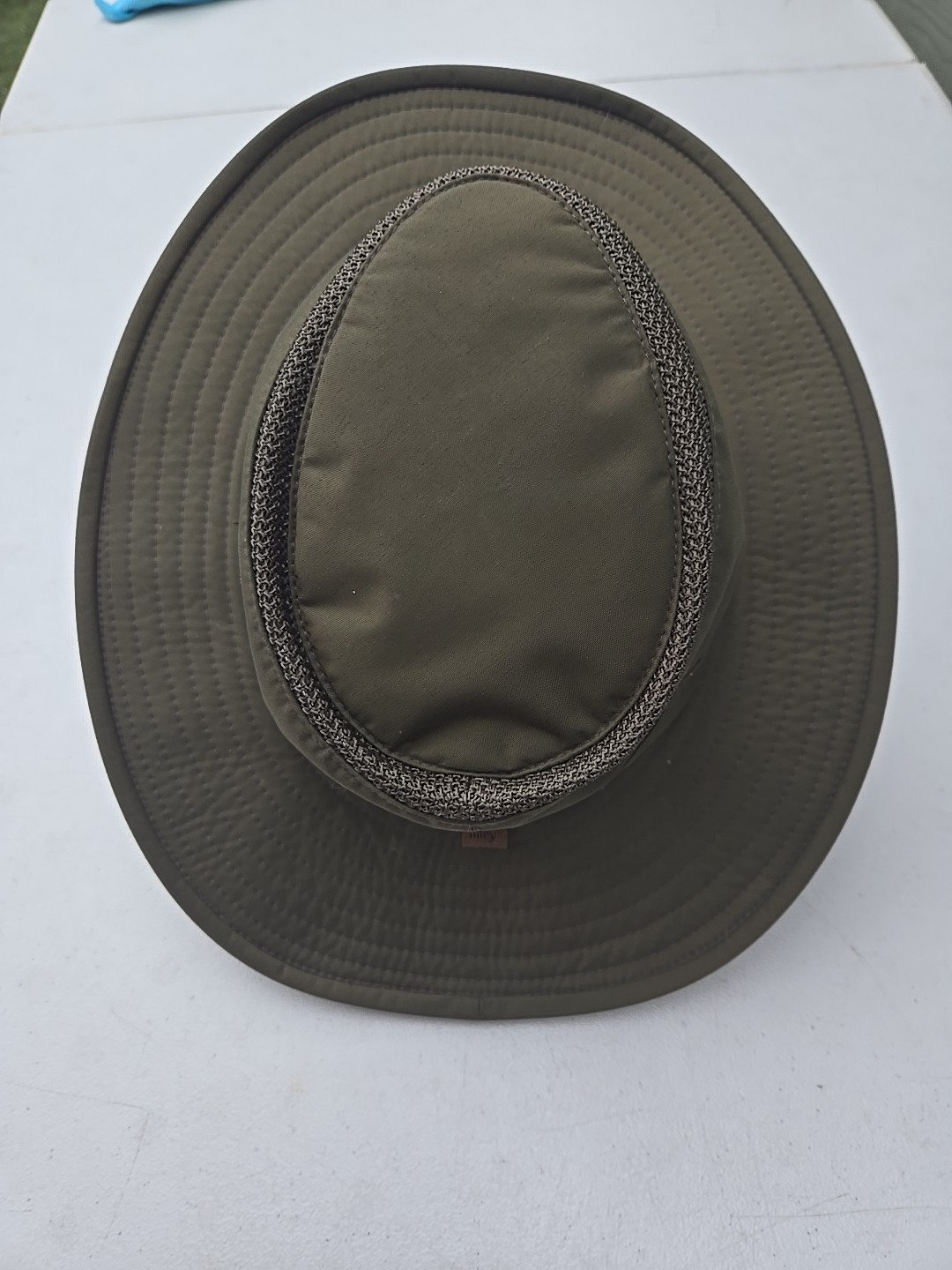 Tilley Airflo Hat Size 7 Olive Green Made in Canada Outdoor 