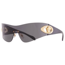 Versace Dark Grey Shield Men's Sunglasses VE2280 100287 42 VE2280 100287 42