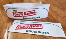 Krispy Kreme Doughnuts Genuine paper bakers Hat Brand new Lot of 2