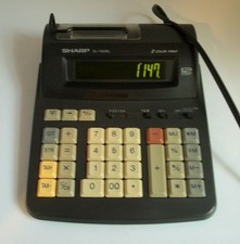 Sharp EL-1192BL Scientific Calculator 2 Color Printing 12 Digit Adding Machine