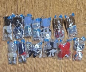 Sega Neon Genesis Evangelion Plush Keychain 13 Types Felt Mascots Set