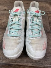Babolat Jet Mach II All Court Womens Tennis Shoes Trainers White Size 9