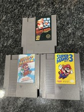 Super Mario Bros. 1, 2, and 3 Authentic Nintendo NES Nice Copies!