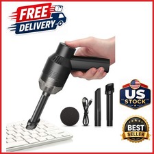 Cordless Mini Vacuum Cleaner for Desk Laptop Pet House Rechargeable Portable