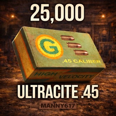 Fallout 76   PS4 / PS5 Ultracite .45 Rounds x25,000