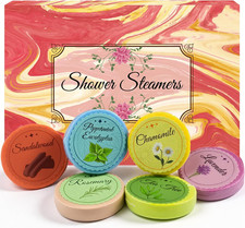 Aromatherapy Shower Steamers Gift Set for Women Self Care Relaxation Kit