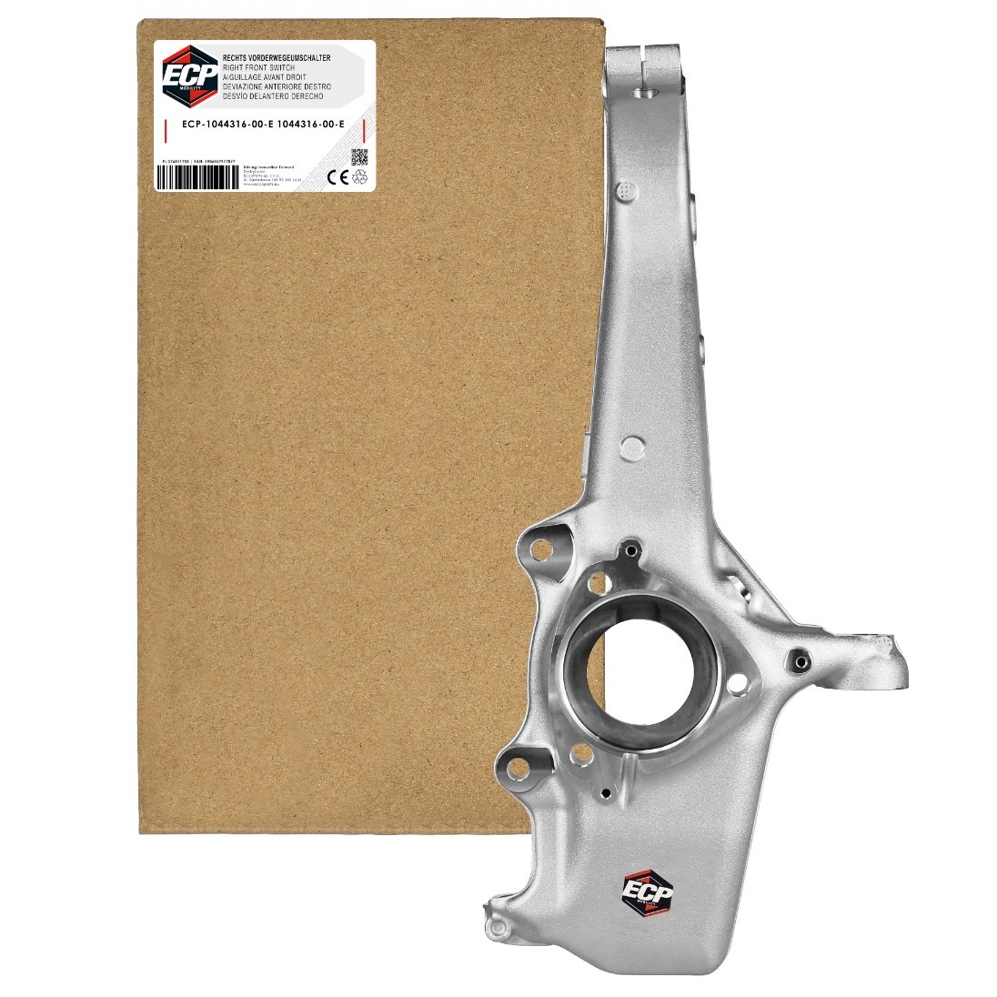 Fusée d'essieu avant droite Tesla Model 3 pivot direction de rechange 1044316-00-E