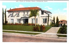 Actress COLLEEN MOORE Residence, HOLLYWOOD, California Postcard