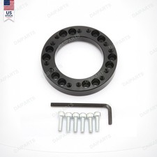 Black 12 Steering Wheel Hub Adapter Spacer For Aftermarket Steering Wheel Black 12 Steering Wheel Hub Adapter Spacer For Aftermarket Steering Wheel