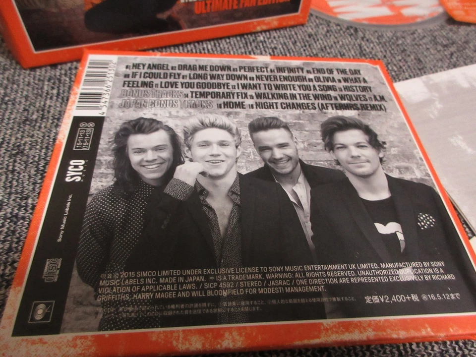 ONE DIRECTION / made in the A.M / JAPAN LTD CD limited edit BOX OBI sticker Foto 4 de 4