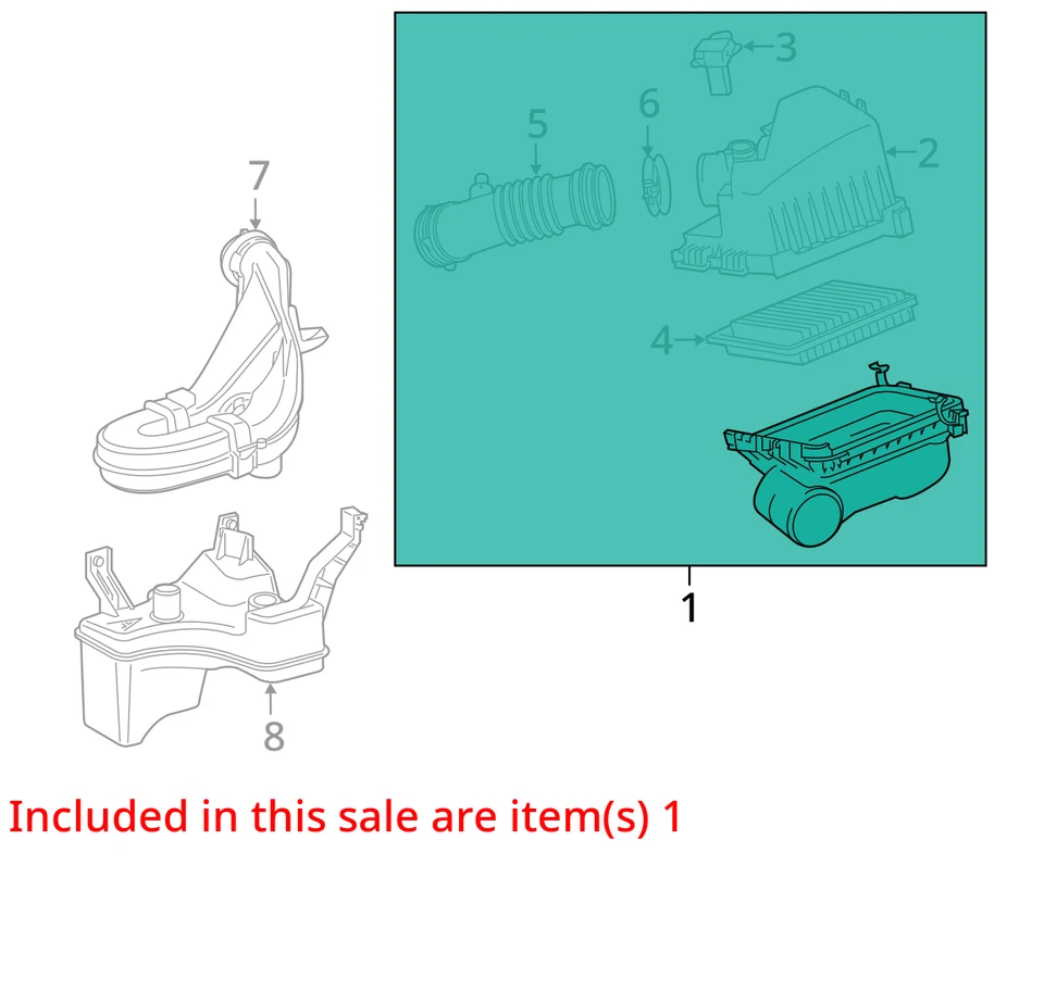 Purificador de aire hatchback compatible con 17-18 COROLLA IM 5226632 Foto 3 de 4