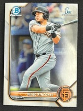 3 Card Lot 2022 Bowman Chrome Prospects Diego Rincones BCP-65  Giants