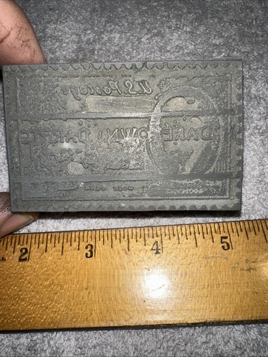 Printing Block ( U.S. Postage ) DARE OWN ?? - Picture 2 of 5