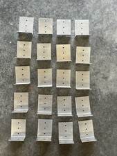 (20) SUPPORT L BRACKET ALUMINUM PRE DRILLED  1/16&rdquo; THICK   2&rdquo; x 2-3/8&rdquo; x 1-7/8&rdquo;