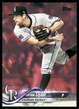 Bryan Shaw Colorado Rockies 2018 Topps PInk #363 SN /50