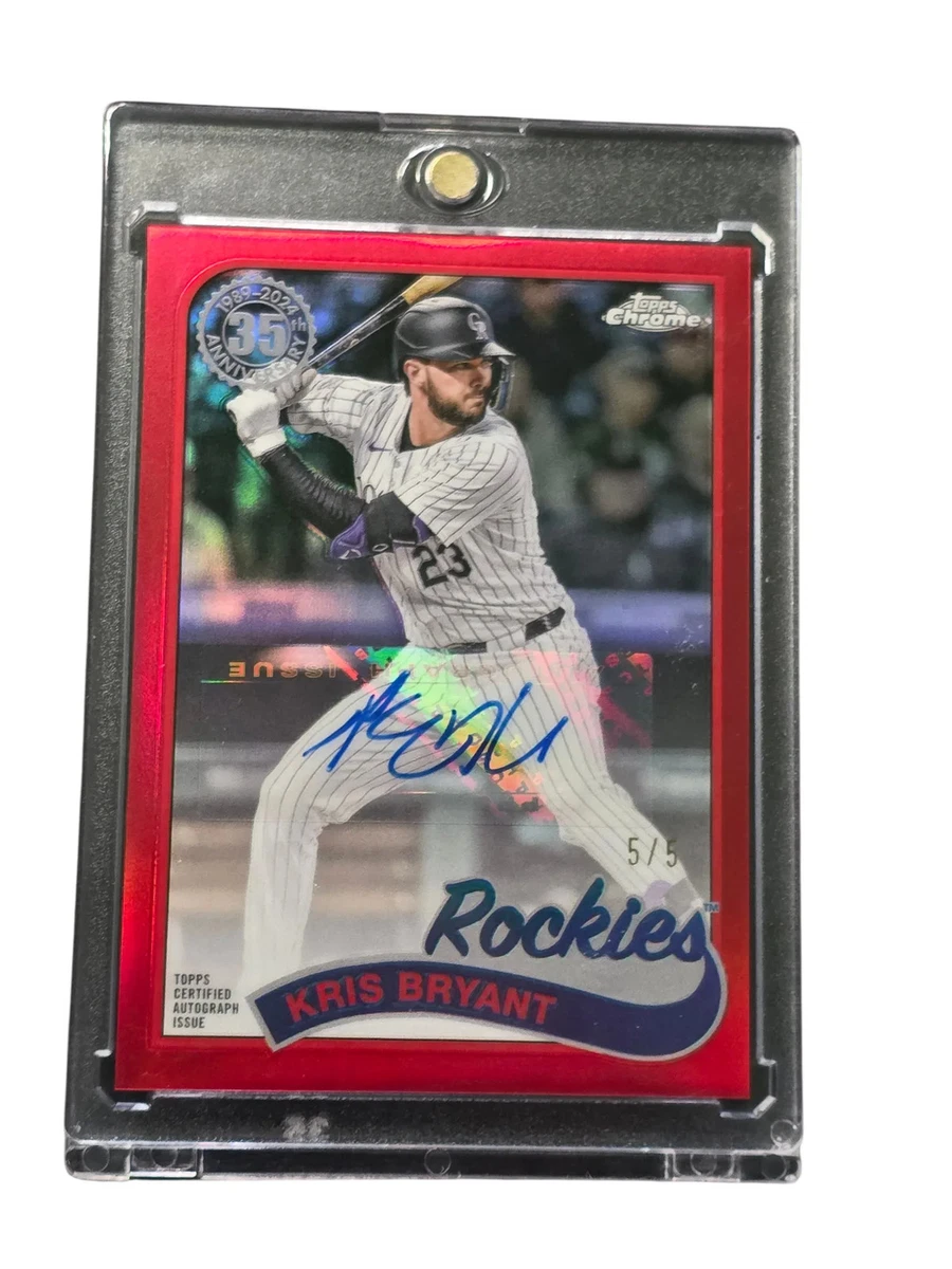 Kris Bryant RC 直筆サイン！シルバーPRIZM Kris Bryant Rookie