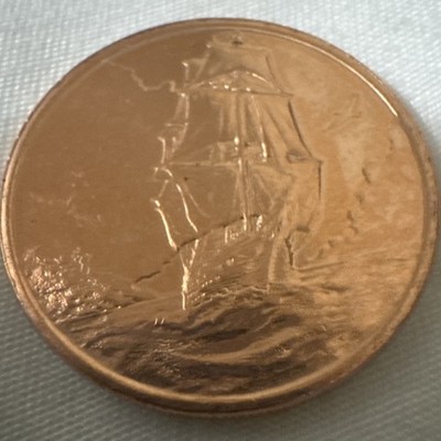 Ascension Island Quarter Dollar 1/4 oz .999 Fine Copper Round Save Big On 4+