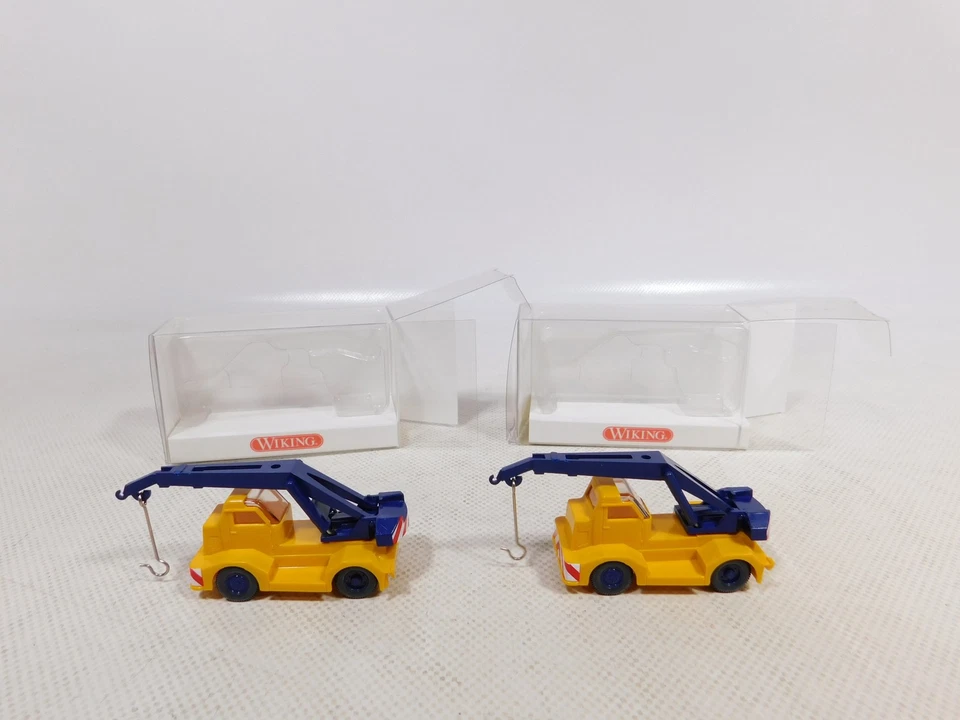 Wiking 1:87 H0 2X 0868 05 26 Modello Gru Mobilkran Demag Mint Box #EG882-0,5 - Immagine 2 di 4
