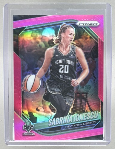 Sabrina Ionescu 2025 Panini WNBA Prizm #19 Pink /175