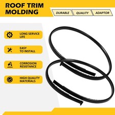 2x Weatherstrip Exterior Roof Rubber Moulding Seal Trim Fit Honda Fit 2009-2014