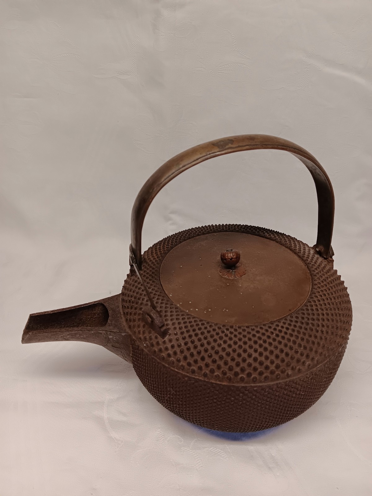 Alte japanische Sake Kanne, Teekanne, Wasserkanne, Gußeisen, Sammlerstück
