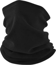 Winter Neck Gaiter Warmer, Soft Fleece Face Mask Scarf for Cold Weather Skiing C