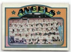 1972 Topps - California Angels Team Card ft. Nolan Ryan HOF EX