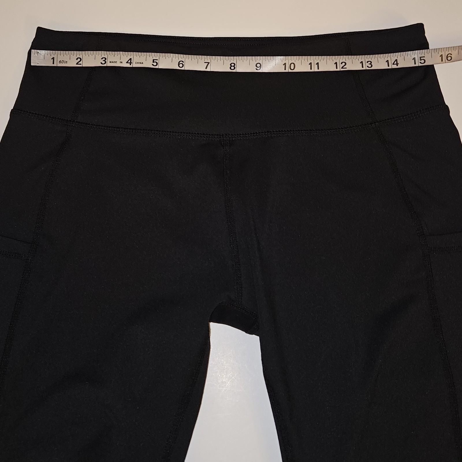 Baleaf Solid Black Biker Shorts Compression Pocke… - image 7