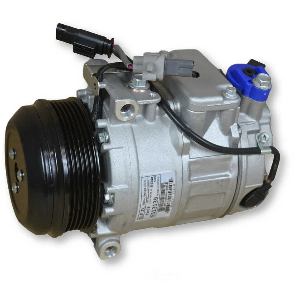 Compressor AC compatível com 2014-2017 Mercedes-Benz Sprinter 2500, Sprinter 3500 GLOBAL - Imagem 2 de 2