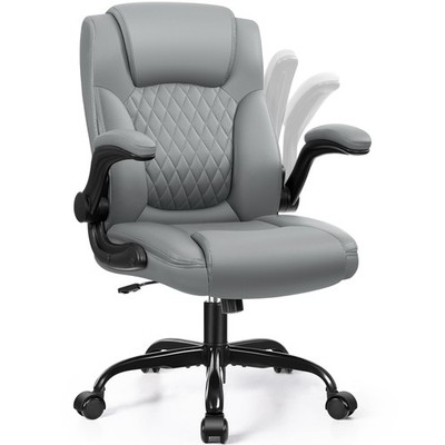 BRICK ATTIC LEATHER OFFICE CHAIR, PU HOME COMPUTER DESK - Scratch & Dent