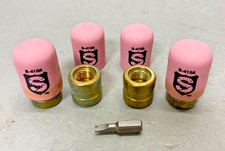 Refrigerant Locking Cap R-410 4 Pack W/ Sleeves, Tamper Resistant Key