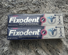 Image of Fixodent Professional Ultimate Denture Adhesive Cream 1.8oz Precision Tip x2