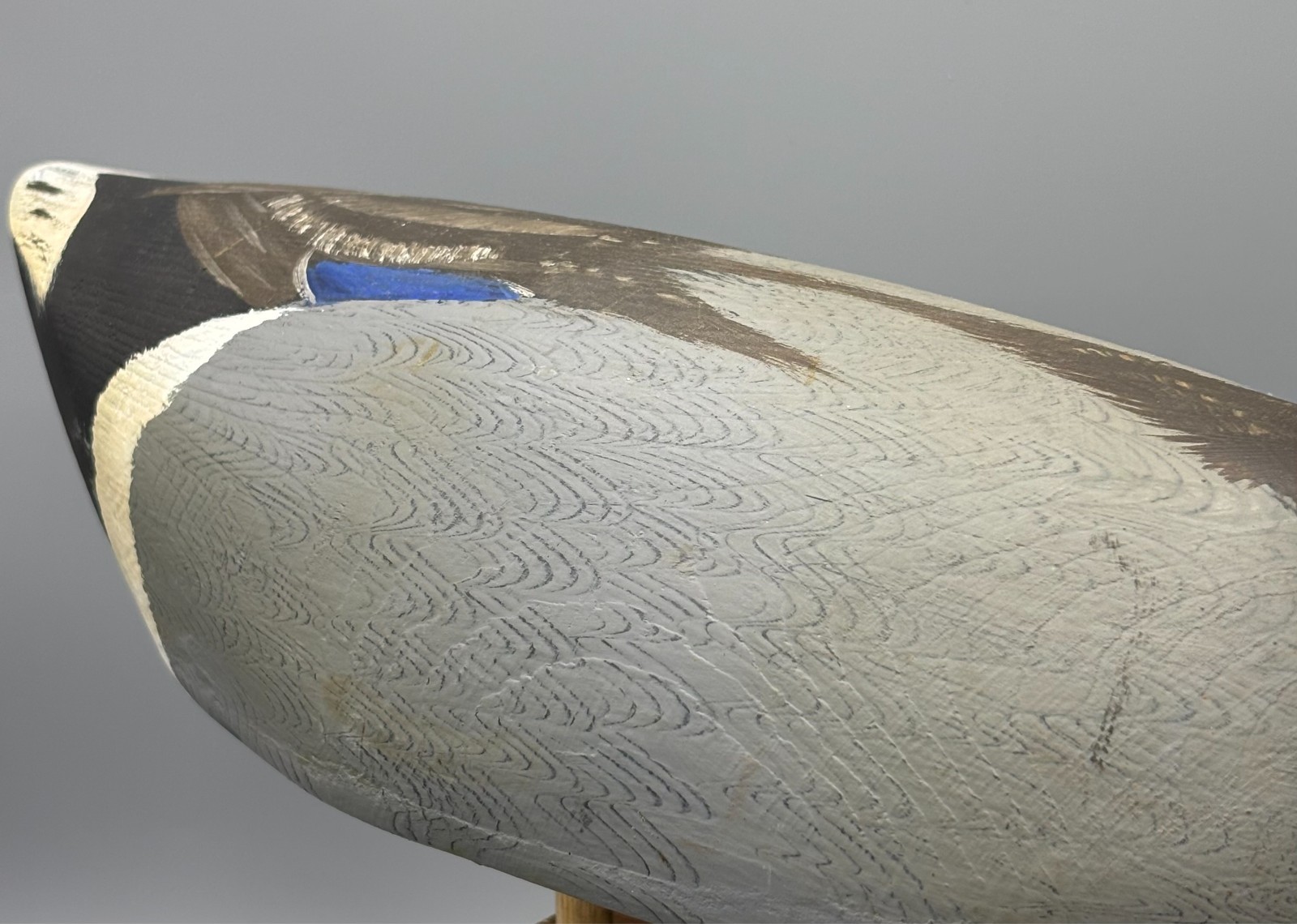 SIGNED TOM HUMBERSTONE (UPSTATE NY) TURNED HEAD MALLARD DRAKE - EXC COND