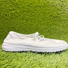 Hey Dude Wendy Slub Canvas Womens Size 7 Gray Athletic Casual Slip-On Shoes