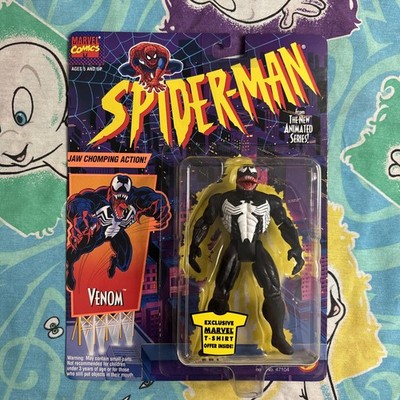 Venom Jaw Chomping 1994 Animated Series SPIDER-MAN MARVEL ToyBiz MIB NEW