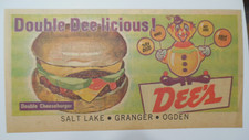 Dees Drive-in Ad:  Restaurant from Salt Lake,...