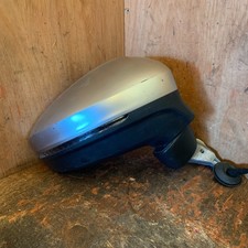 Volkswagen Tiguan Wing Mirror Drivers Right O/S Powerfold 2016-2023 Silver