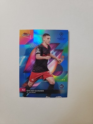 2023-24 Topps Finest Soccer Oscar Gloukh Rookie #41 Sky Blue 165/275 - SD2442