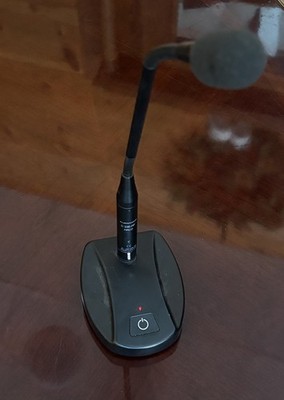 ClockAudio S157-RF Desk Stand & C 33E-RF HALO Gooseneck Microphone
