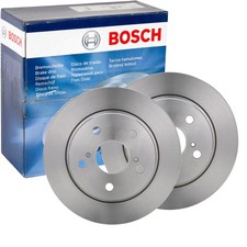 2X BOSCH BREMSSCHEIBEN Ø270mm HINTEN PASSEND FÜR TOYOTA AURIS COROLLA