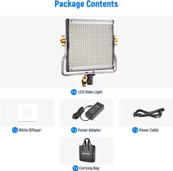 NEEWER Dimmable Bi Colour LED professional light | YouTube | Lighting kit - Image 4 of 4