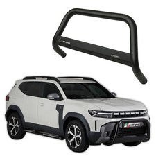 Pare Buffle Noir Protection Avant Pour Dacia Duster Depuis 2024 ø 63mm