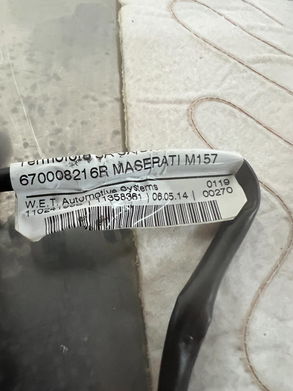 Maserati Ghibli 2014-2017 Front Left Upper Seat cushion